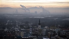 Ranní smog v Ostrav (20.1.2017)