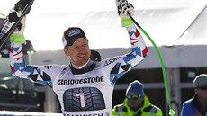 Hannes Reichelt, vítěz sjezdu v Ga-Pa Hannes Reichelt, vítěz sjezdu v Ga-Pa