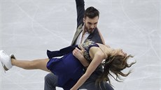 Gabriella Papadakisová a Guillaume Cizeron na mistrovství Evropy v Ostrav