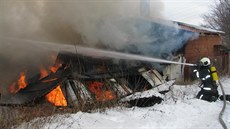 Ve Vimperku shořela truhlárna v Boubské ulici. Ve Vimperku shořela truhlárna v Boubské ulici.
