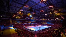 Multifunkní aréna v Lille pi osmifinále mistrovství svta mezi Francií a...