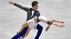 Český pár Nicole Kuzmichová a Alexandr Sinicyn na mistrovství Evropy v Ostravě... Český pár Nicole Kuzmichová a Alexandr Sinicyn na mistrovství Evropy v Ostravě...