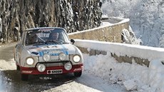 Český vůz Škoda 130 RS na trase veteránské Rallye Monte Carlo. Za volantem je... Český vůz Škoda 130 RS na trase veteránské Rallye Monte Carlo. Za volantem je...