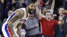 Marcus Morris se raduje, rozhodl pro Detroit zápas s Washingtonem.