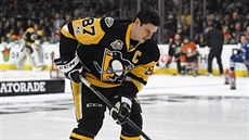 Sidney Crosby z Pittsburghu prokazuje svou ikovnost.