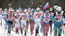 Světový pohár běžců na lyžích ve Falunu měl na programu 30 km klasicky. Světový pohár běžců na lyžích ve Falunu měl na programu 30 km klasicky.