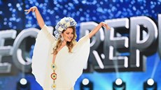 eská Miss 2016 Andrea Bezdková na Miss Universe (Pasay, 26. ledna 2017)