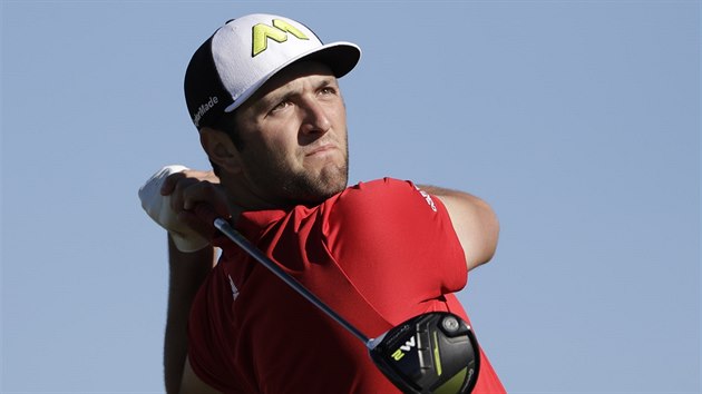 Jon Rahm na turnaji Farmers Insurance Open na hiti Torrey Pines v San Diegu.