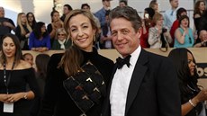 Anna Ebersteinová a Hugh Grant (Los Angeles, 29. ledna 2017)