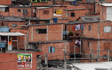 Slum v brazilském Sao Paulu