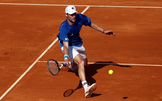 Italský tenista Andreas Seppi v 1. kole Davis Cupu proti Argentin.