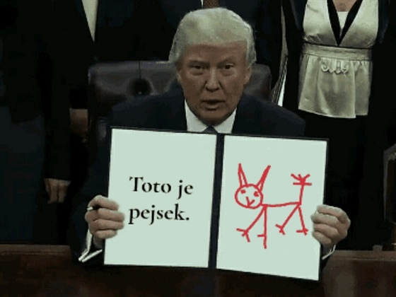 Aplikace Donald Draw: Executive Doodle umoní vytvoit (nejen) vlastní...