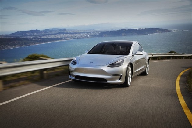 Tesla model 3.