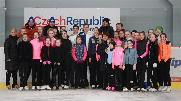 Italsk krasobruslaka Carolina Kostnerov na trninku Czech Skating Academy