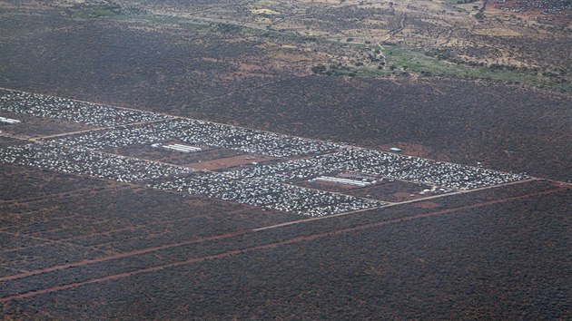Uprchlick tbor Dadaab v Keni.