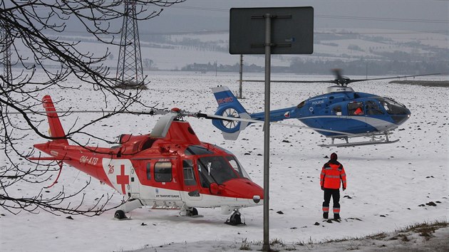 Oba zrann transportovaly do Fakultn nemocnice v Brn vrtulnky.