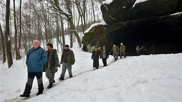 Zimn stanovn v Ciknsk jeskyni ve Sloupu v echch.