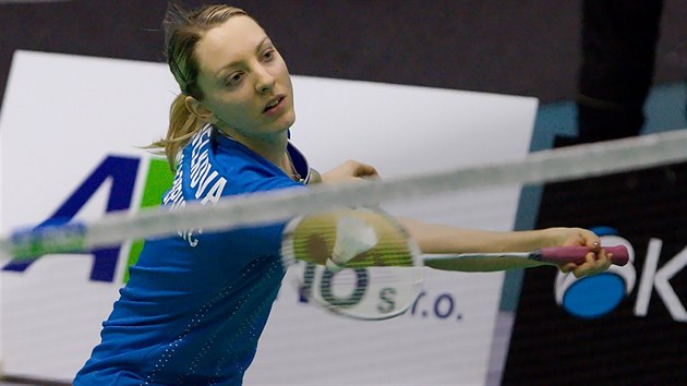 Badmintonistka Zuzana Pavelkov na republikovm ampiontu v Liberci