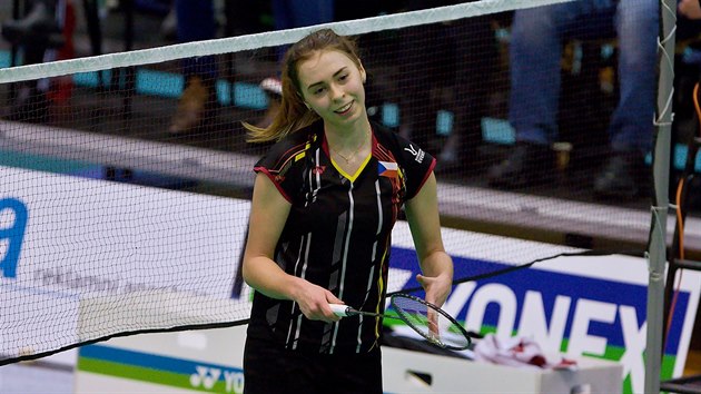 Badmintonistka Tereza vbkov na republikovm ampiontu v Liberci