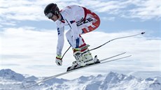 Filip Forejtek na tréninku na sjezd ve Svatém Mořici. Filip Forejtek na tréninku na sjezd ve Svatém Mořici.