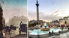 Velká Británie - Trafalgarské náměstí v Londýně Velká Británie - Trafalgarské náměstí v Londýně