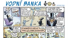 Komiks vytvoený ke Svtovému dni mokad 2017 (2. 2.): Vodní banka