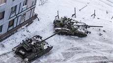 Ukrajinská armáda u Avdijivky - severního pedmstí Doncku, kde v souasnosti...