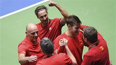 Radost belgických tenist po daviscupové tyhe proti Nmecku