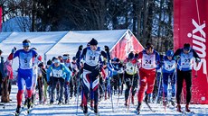 START ZÁVODU. Běžkařský závod Šumavská 30 vyhrál v sobotu Jiří Mánek.... START ZÁVODU. Běžkařský závod Šumavská 30 vyhrál v sobotu Jiří Mánek....