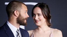 Jamie Dornan a Dakota Johnsonová (Los Angeles, 2. února 2017)