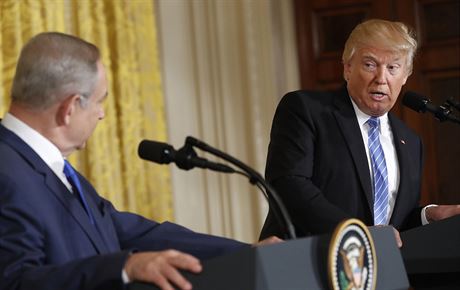 Americký prezident Donald Trump se seel s izraelským premiérem Benjaminem...