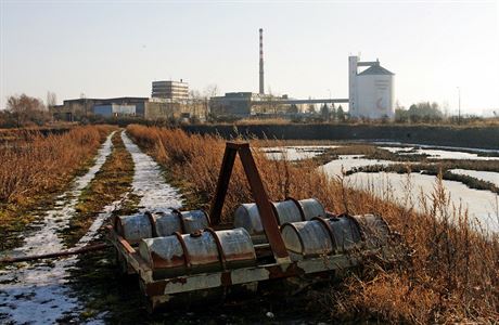 Cukrovar v Hrochov Týnci v dob ped likvidací.