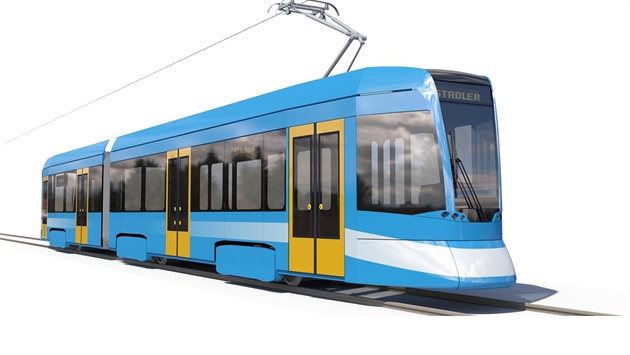První návrh nové tramvaje pro Ostravu.