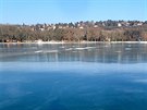 Mléný led u msteka Balatonkenese