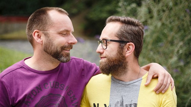 Petr Laně a Jan Rous, registrovaní partneři z Prahy, už mají připraven dětský... Petr Laně a Jan Rous, registrovaní partneři z Prahy, už mají připraven dětský...