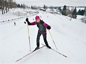 Na stadionu v Bedichov slou bkam k trninku nkolik metr vysok...