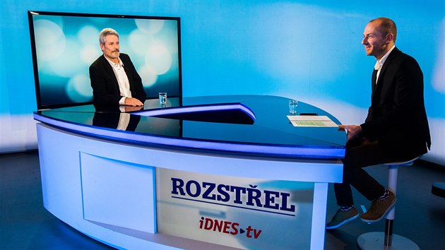 Kapitn remorkru RIO 2 Jaroslav Batista v diskuznm poadu iDNES.tv Rozstel. (15. nora 2017)