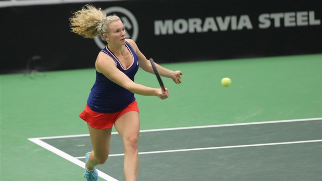 Kateina Siniakov ve tyhe Fed Cupu