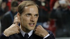 Kouč Dortmundu Thomas Tuchel před zápasem Ligy mistrů proti Benfice Lisabon. Kouč Dortmundu Thomas Tuchel před zápasem Ligy mistrů proti Benfice Lisabon.