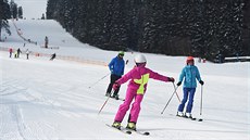 iroké sjezdovky jsou ideální pro zaáteníky.