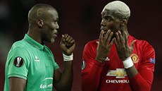 BRÁCHO Paul Pogba z Manchesteru United (vpravo) a Florentin Pogba ze St....