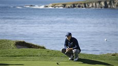 Jordan Spieth na turnaji v Pebble Beach.