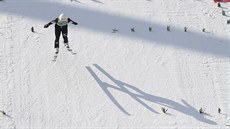 Sara Takanašiová při závodě Světového poháru v Pchjongčchangu. Sara Takanašiová při závodě Světového poháru v Pchjongčchangu.