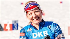 Lucie Charvátová před vytrvalostním závodem na mistrovství světa v Hochfilzenu. Lucie Charvátová před vytrvalostním závodem na mistrovství světa v Hochfilzenu.