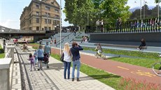 Podle architektonického plánu by úpravy nábřeží měly stát asi 15 milionů korun. Podle architektonického plánu by úpravy nábřeží měly stát asi 15 milionů korun.