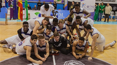 Radost mladých basketbalistů Realu Madrid z postupu na finálový turnaj... Radost mladých basketbalistů Realu Madrid z postupu na finálový turnaj...