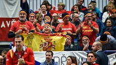 panltí fanouci pi utkání Fed Cupu v Ostrav proti esku