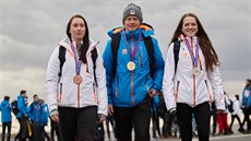 Se třemi medailemi se vrátila česká výprava z Evropského olympijského festivalu... Se třemi medailemi se vrátila česká výprava z Evropského olympijského festivalu...