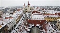 Pohled na současný Žatec. Pohled na současný Žatec.