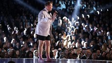 Moderátor James Corden (Grammy Awards, Los Angeles, 12. února 2017)